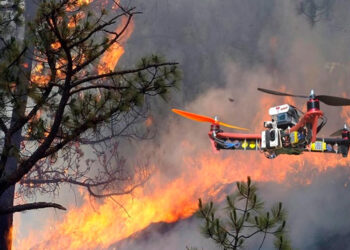 Datos y drones para combatir incendios forestales