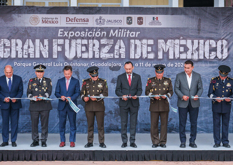 Inauguran exposición militar “La Gran Fuerza de México”