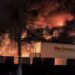 Un incendio consumió parte de la planta procesadora Bachoco en Lagos de Moreno