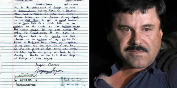 Pide «El Chapo» ser repatriado a México.