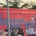 Dañan mural mundialista; hay tres detenidos