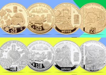 Banxico lanza monedas conmemorativas del Mundial 2026