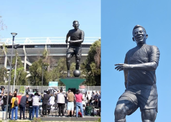 Inauguran la escultura monumental ‘La Canarihna’