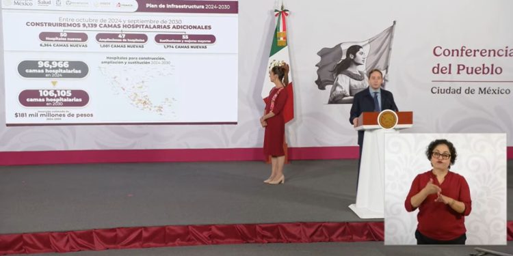 Gobierno de México invertirá 181 mil mdp para ampliar infraestructura hospitalaria