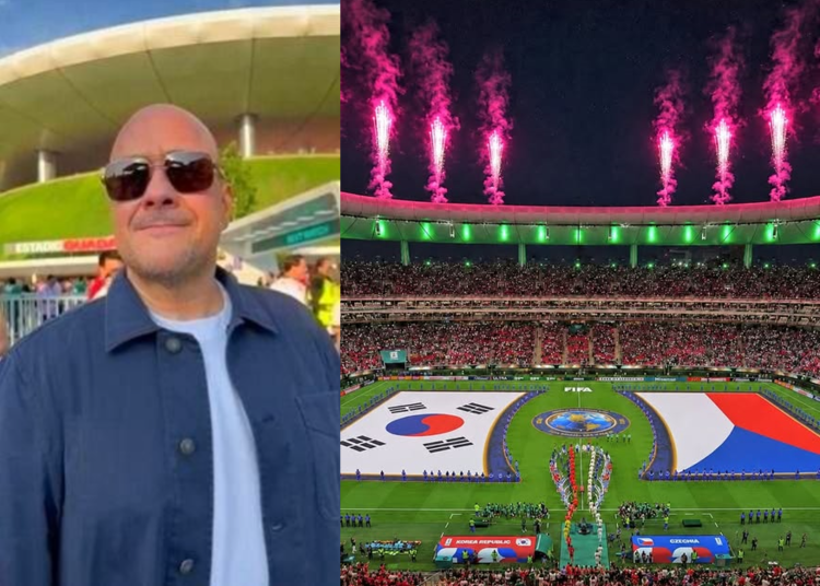 ExGobernador de Jalisco Alfaro asiste al partido Corea del Sur vs Rep Checa