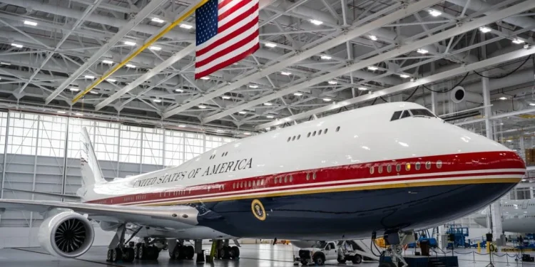 Trump estrena el nuevo Air Force One