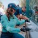 Entrega Vero Delgadillo rehabilitación de Unidad Deportiva en la Colonia Vicente Guerrero